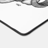 Skull Devil Head Black en White Design Bureaumat (Hoek)