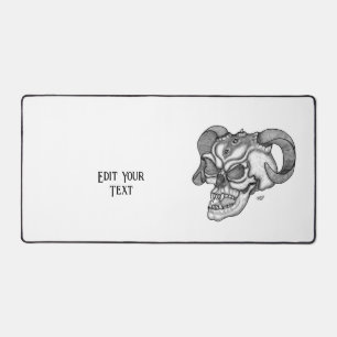 Skull Devil Head Black en White Design Bureaumat