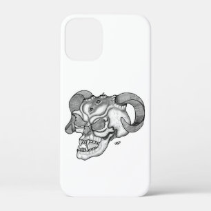 Skull Devil Head Black en White Design Case-Mate iPhone Case