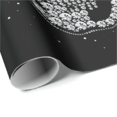 Skull Diamond met Kerstkerstkerstkerstpajama-kerst Cadeaupapier (Rol Hoek)