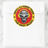 Skull DJ Sticker (Tas)