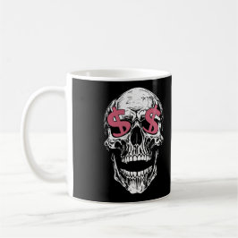 Skull & Dollar Eyes Mug – Dark Money Vibes Koffiemok