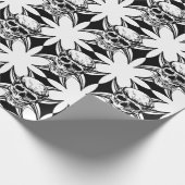 Skull doorn kruin cross gothic biker art cadeaupapier (Hoek)