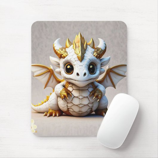 "Skull Dragon Design" Muismat (Met muis)