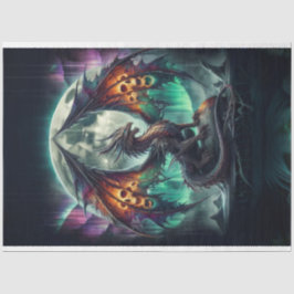 Skull Dragon Tissuepapier