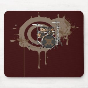 Skull Drums Mousepad Muismat