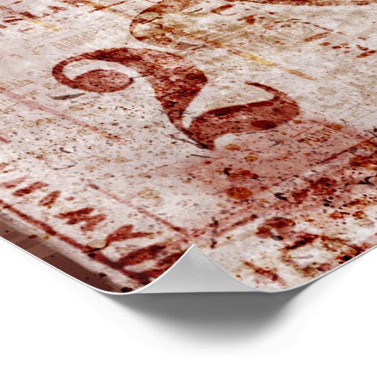 Skull Duggery Gothic Art Poster (Hoek)