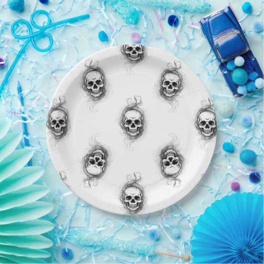 "Skull-Duggery" Papieren Bordje (Feest)