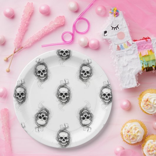 "Skull-Duggery" Papieren Bordje (Feest)