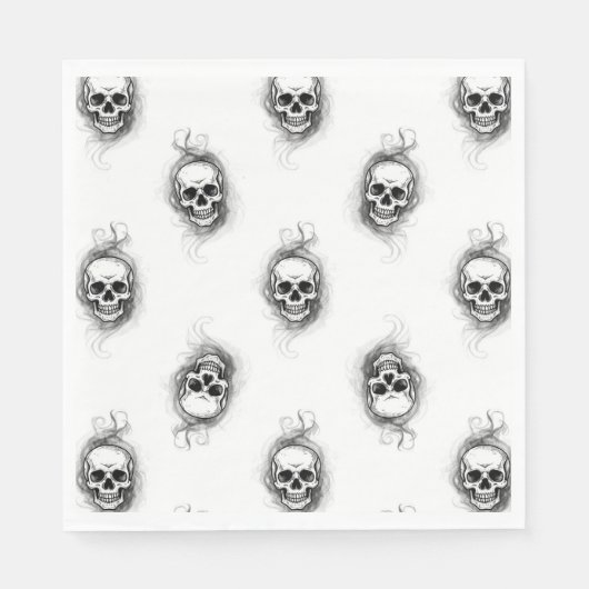 "Skull-Duggery" Servet (Voorkant)