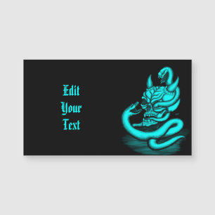 Skull - Duivel Head met slang