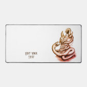 Skull - Duivel Head met slang Bureaumat (Voorkant)