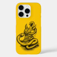 Skull - Duivel Head met slang