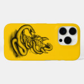 Skull - Duivel Head met slang Case-Mate iPhone Case (Achterkant (horizontaal))