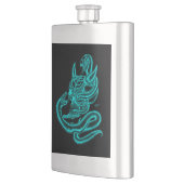 Skull - Duivel Head met slang Flacon (Links)