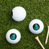 Skull - Duivel Head met slang Golfballen (Insitu Gras)