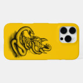 Skull - Duivel Head met slang iPhone Hoesje (Achterkant horizontaal)