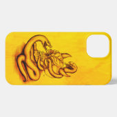 Skull - Duivel Head met slang iPhone Hoesje (Achterkant horizontaal)