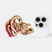 Skull - Duivel Head met slang iPhone Hoesje (Achterkant horizontaal)