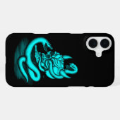 Skull - Duivel Head met slang iPhone Hoesje (Achterkant horizontaal)