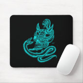 Skull - Duivel Head met slang Muismat (Met muis)