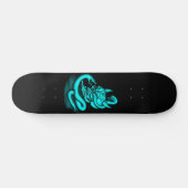 Skull - Duivel Head met slang Persoonlijk Skateboard (Horizontaal)