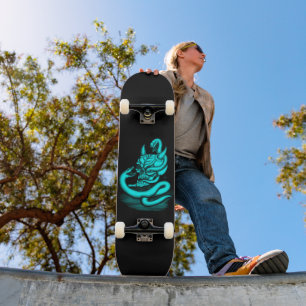 Skull - Duivel Head met slang Persoonlijk Skateboard