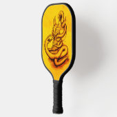 Skull - Duivel Head met slang Pickleball Paddle (Links)