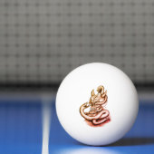 Skull - Duivel Head met slang Pingpongbal (Net)