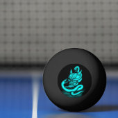 Skull - Duivel Head met slang Pingpongbal (Net)