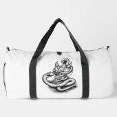 Skull - Duivel Head met slang Plunjezak (Achterkant)