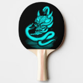 Skull - Duivel Head met slang Tafeltennisbatje (Achterkant)