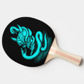 Skull - Duivel Head met slang Tafeltennisbatje (Zijkant)