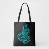 Skull - Duivel Head met slang Tote Bag (Voorkant)
