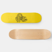 Skull - duivelkoppen met slang persoonlijk skateboard (Horizontaal)