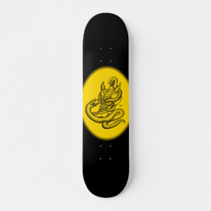 Skull - duivelkoppen met slang skateboard