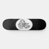 Skull - duivelkoppen met slang skateboard (Horizontaal)