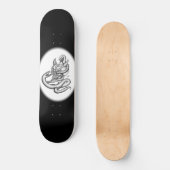 Skull - duivelkoppen met slang skateboard (Voorkant)