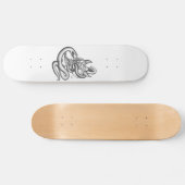 Skull - duivelkoppen met slang skateboard (Horizontaal)