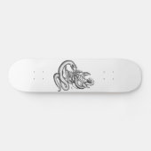 Skull - duivelkoppen met slang skateboard (Horizontaal)