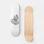 Skull - duivelkoppen met slang skateboard (Voorkant)