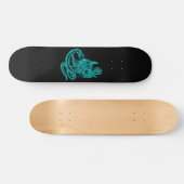 Skull - duivelkoppen met slang skateboard (Horizontaal)