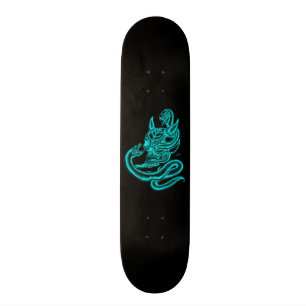 Skull - duivelkoppen met slang skateboard