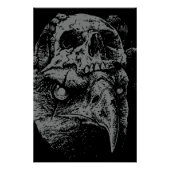 Skull Eagle Fusion Perfect Poster (Voorkant)