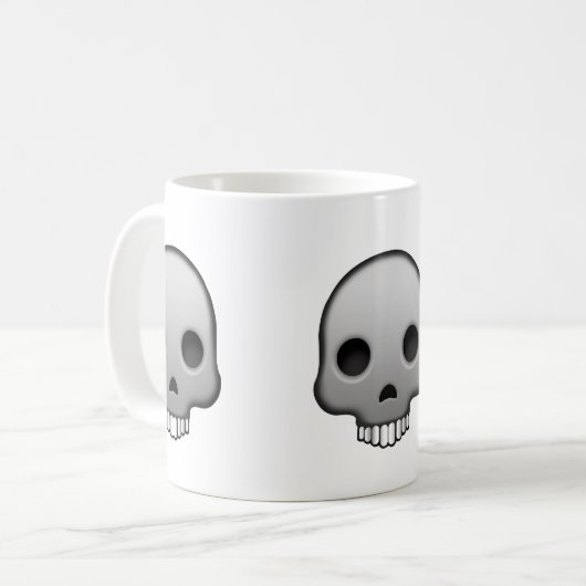 Skull Emoji Koffiemok (Voorkant links)