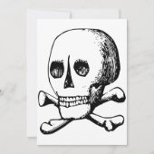 Skull en Botten uitnodigingen (Voorkant)