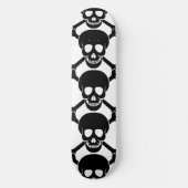 Skull en Crossbones Maple Skateboard (Voorkant)
