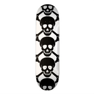 Skull en Crossbones Maple Skateboard
