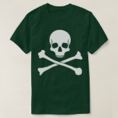 Skull en Crossbones Pirate T-shirt (Design voorkant)