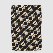 Skull en Crossbones Sport Handdoeken